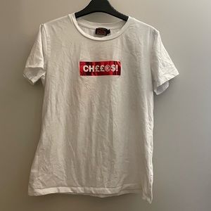 Evisu Cheers white t-shirt